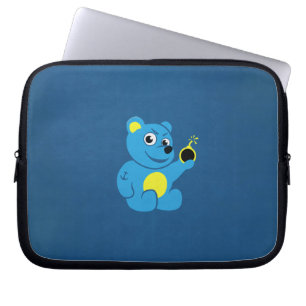 Tatuerad tecknadondskanalle laptop fodral