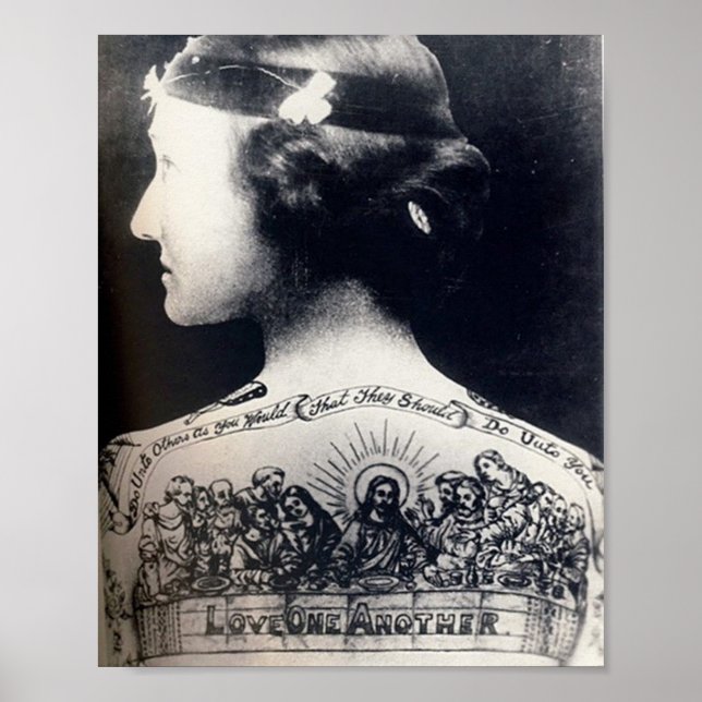 Tatuerade flapper - kärlek varandra poster (Framsidan)