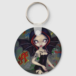 "Tatuerar fladdermöss" Keychain Nyckelring