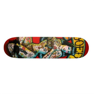 Tatuerat-Sen FS Skateboard Bräda 19,5 Cm