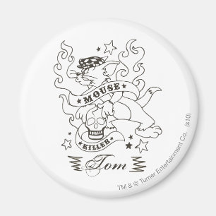 Tatuering 1 för Tom musmördare Magnet