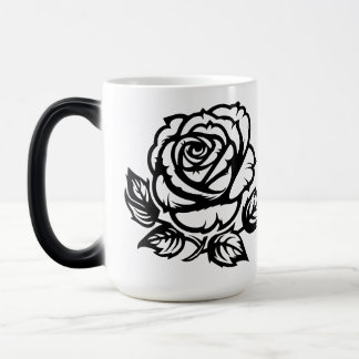 Tatuering Flash Art Ros Blomma Magisk Mugg