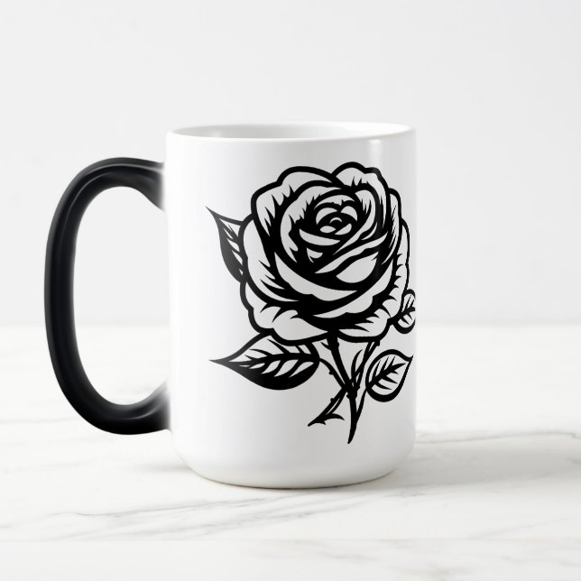 Tatuering Flash Art Ros Magisk Mugg (Vänster)
