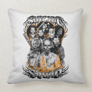 Tatuering för specialgrupp X för självmordSquad Kudde