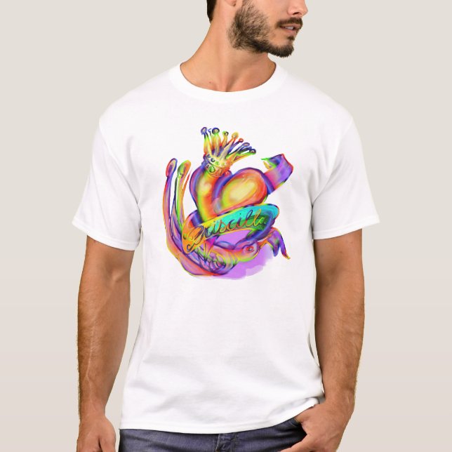 Tatuering gammal skola Pride  T Shirt (Framsida)