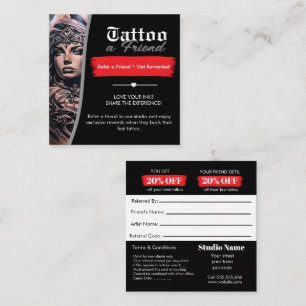 Tatuering Referens Kort Mall Tatuera en Vän
