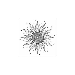Tatuering Sol Stämpel