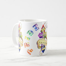 Tatuering stilad korsdesign -kärlek kaffemugg