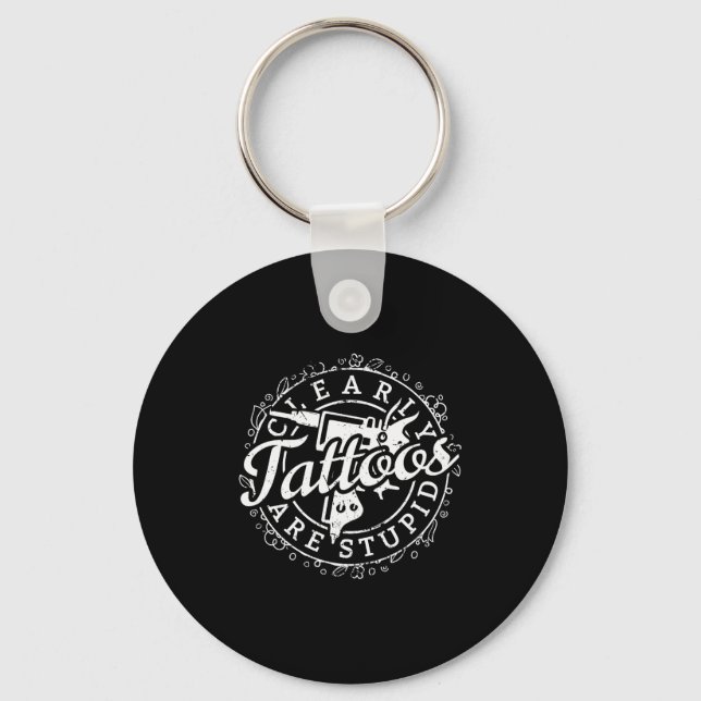 Tatueringar Är Stud Tröja Rolig Tattoo Artist Bläc Nyckelring (Framsida)