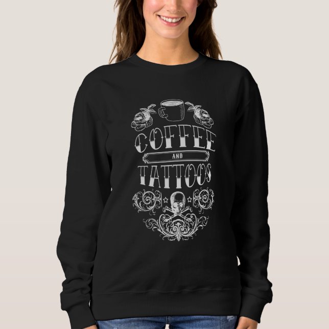 Tatueringar för kaffe t shirt (Framsida)