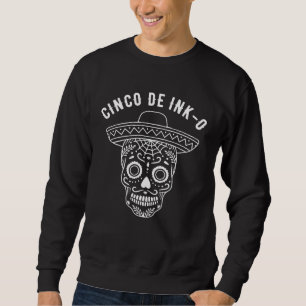 Tatueringar Tatuör Tatuering Konstnär Cinco De Ma Lång Ärmad Tröja