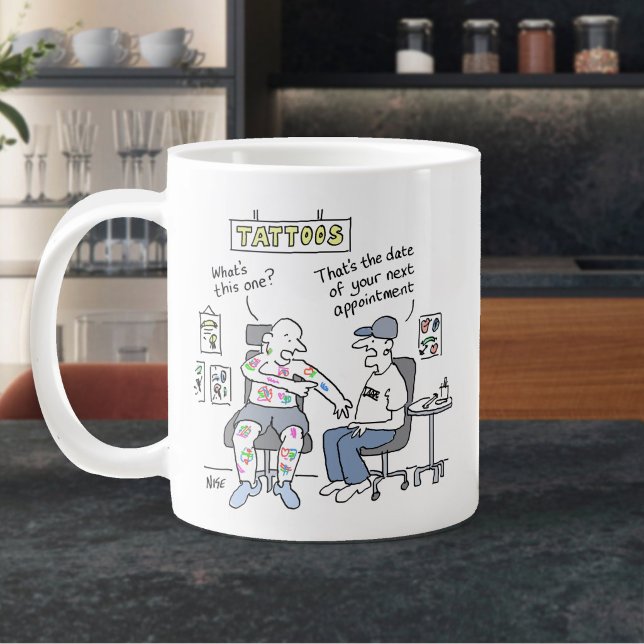 Tatueringar Tema Rolig Tattooist Jumbo Mugg (Large Tattooist Mug)