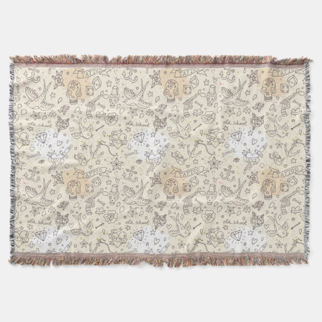 Tatueringbegreppsmönster Mysfilt (Framsidan)