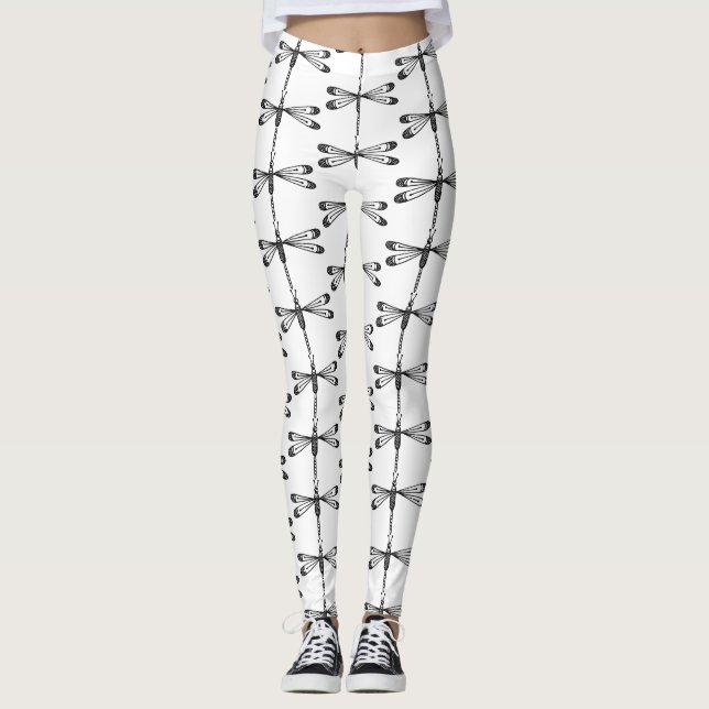Tatueringdamasker Leggings (Framsida)