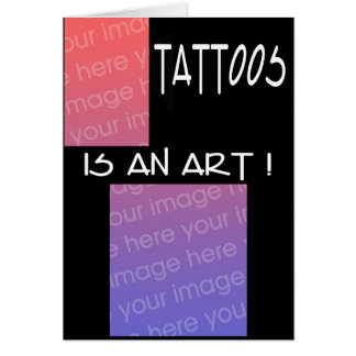 Tatueringdubblaram Hälsningskort