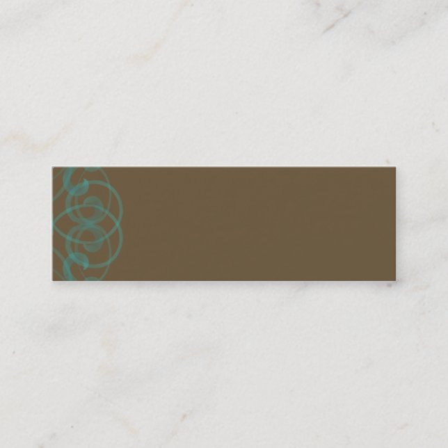 Tatueringen profilerar kortet mini visitkort (Framsida)