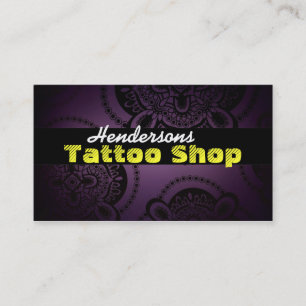 Tatueringen shoppar visitkortar visitkort