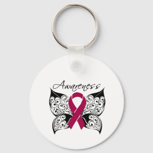 Tatueringfjärilsmedvetenhet - åtskillig Myeloma Nyckelring