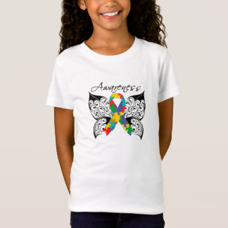 Tatueringfjärilsmedvetenhet - Autism Tee