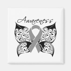 Tatueringfjärilsmedvetenhet - hjärncancer magnet
