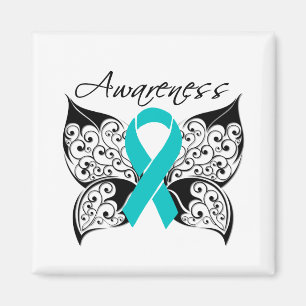 Tatueringfjärilsmedvetenhet - Ovarian cancer Magnet