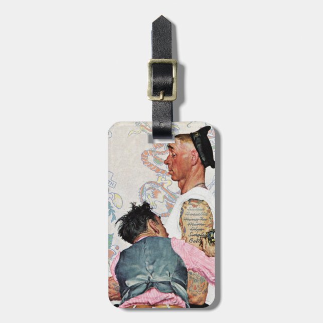 Tatueringkonstnär Bagagebricka (Vertikal Framsida)