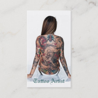 Tatueringkonstnär Visitkort