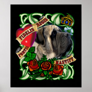 TatueringMastiffaffisch Poster