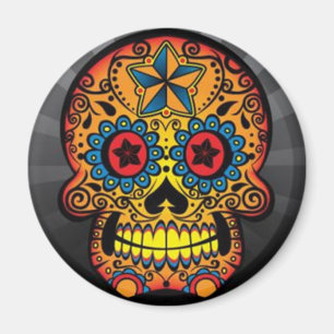Tatueringskalle Magnet