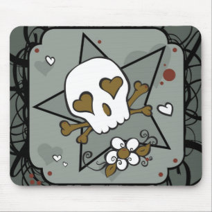 Tatueringskalle Mousepad Musmatta