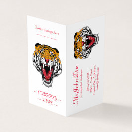 Tatueringssymbol för Coola tecknad som skjuter upp Visitkort