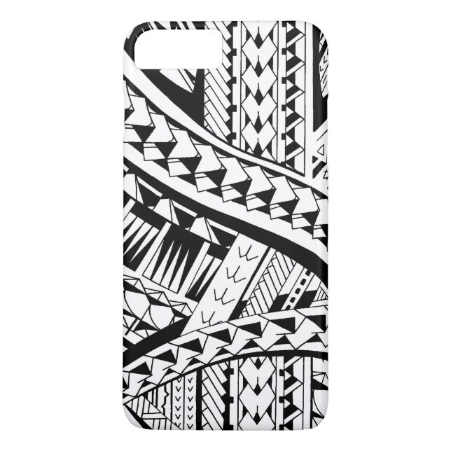 Tatueringstilfodral med samoanska inspirerade Case-Mate iPhone skal (Baksida)
