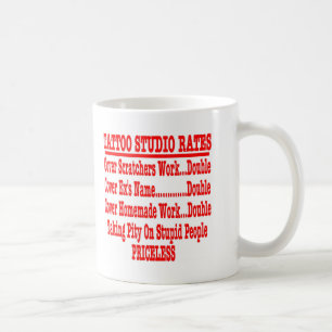 Tatueringstudion klassar "obetalbart ", kaffemugg