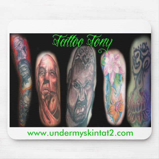 tatueringtonysmusen vadderar musmatta (Framsidan)