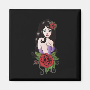 Tatuflicka Magnet