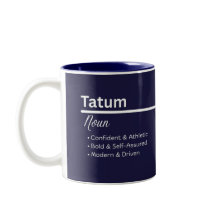 Tatum Personlig Namn Kaffe Mugg