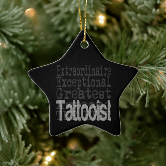 Tatuör Extraordinaire Julgransprydnad Keramik (Träd)
