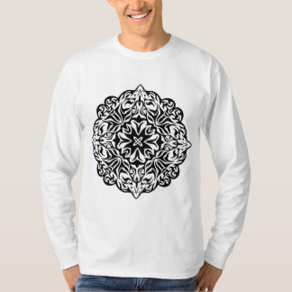 Tatuto mandala black stil abstrakt t shirt