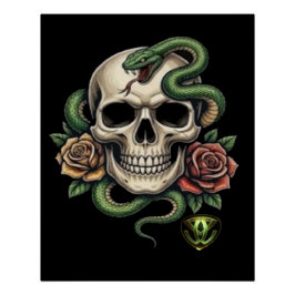 TATV-skull01 Perfect Poster
