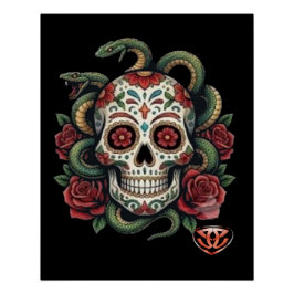 TATV-skull04 Perfect Poster