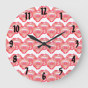 Tatyrda hörn som är multiplikerade över vitt stor klocka