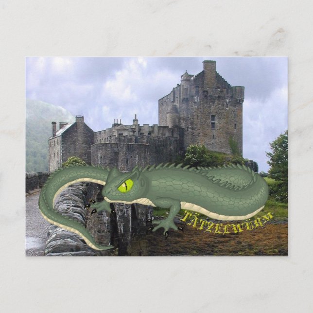 Tatzelwurm Postkort Vykort (Framsida)