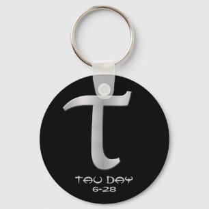 Tau-dag - silvergreksymbol nyckelring