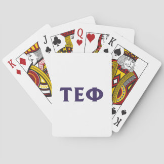 Tau Epsilon Phi | Bokstäver Casinokort