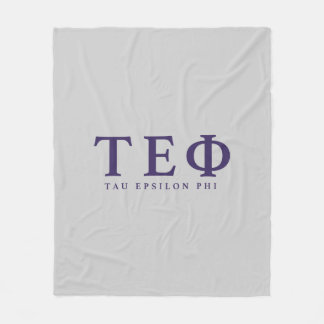 Tau Epsilon Phi-bokstäver Fleecefilt