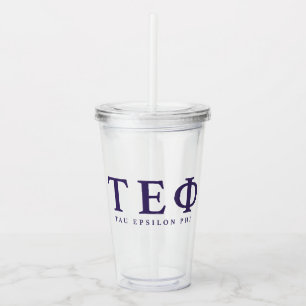 Tau Epsilon Phi-bokstäver Take Away Mugg