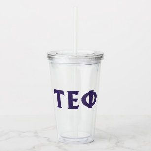 Tau Epsilon Phi Bokstäver Take Away Mugg