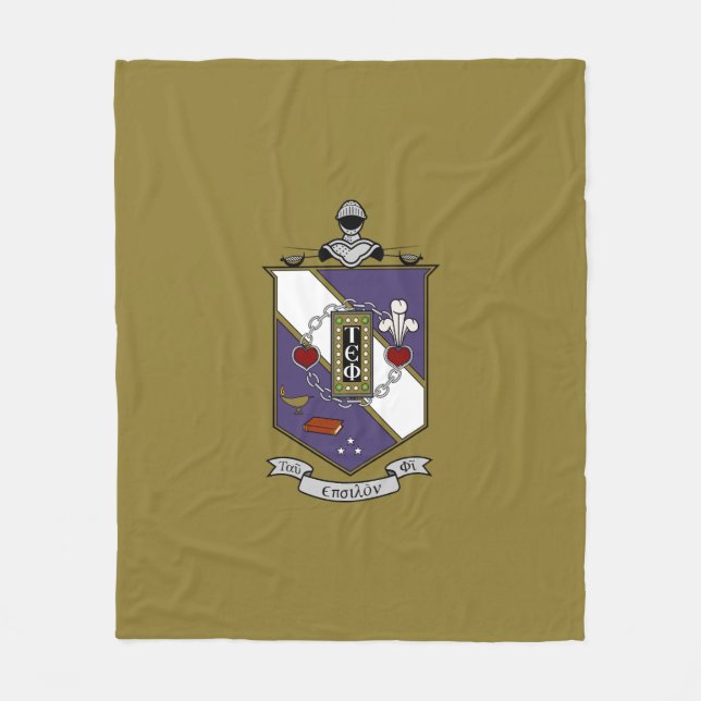 Tau Epsilon Phi Tau-vapen Fleecefilt (Framsidan)