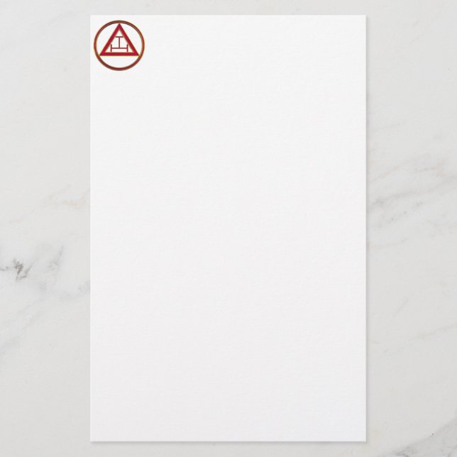 Tau för royalbågetrippel brevpapper (Framsida)