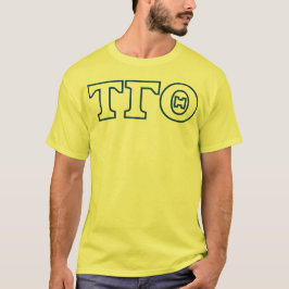 Tau Gamma Theta Brev T-Shirt - blå kontur